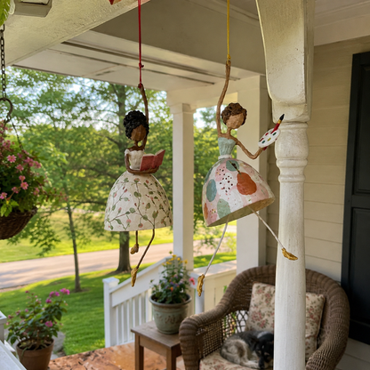 🌈Whimsical Dancing Lady Hanging Ornament
