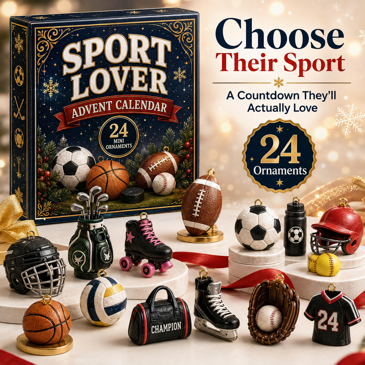 🎁🤩Sports Advent Calendar – 24 Days of Sports Surprises