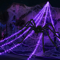 Purple + Non-glowing spider