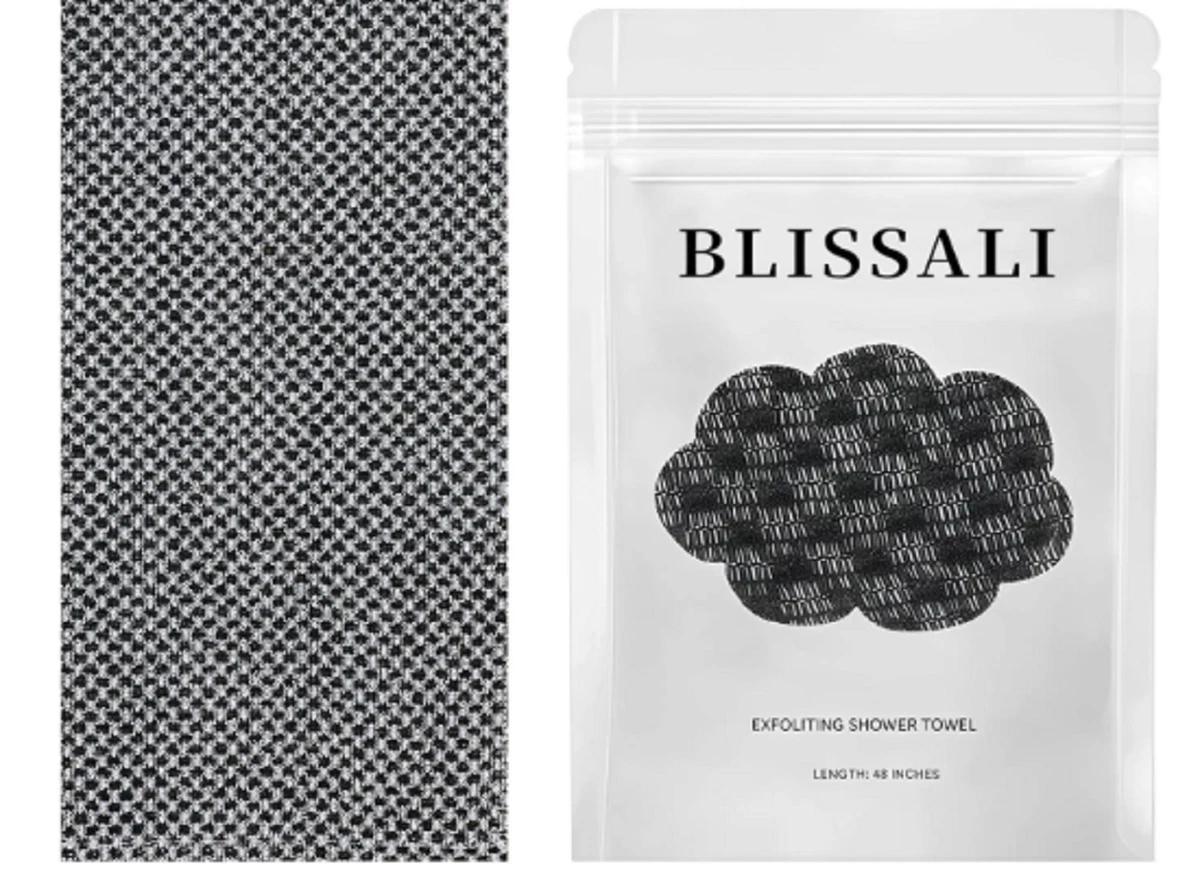 🔥Save50%🛁Exfoliating Antibacterial Bath Wash Cloth, Reusable Body Scrub Towel