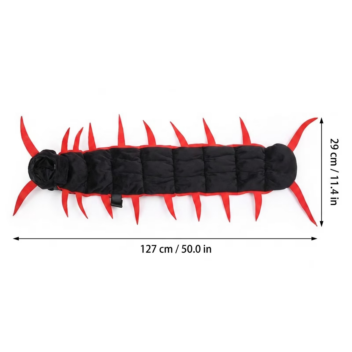 😼🕷Halloween Cat Centipede Costume, Funny Pet Role Play Outfit with Adjustable Shoulder Straps