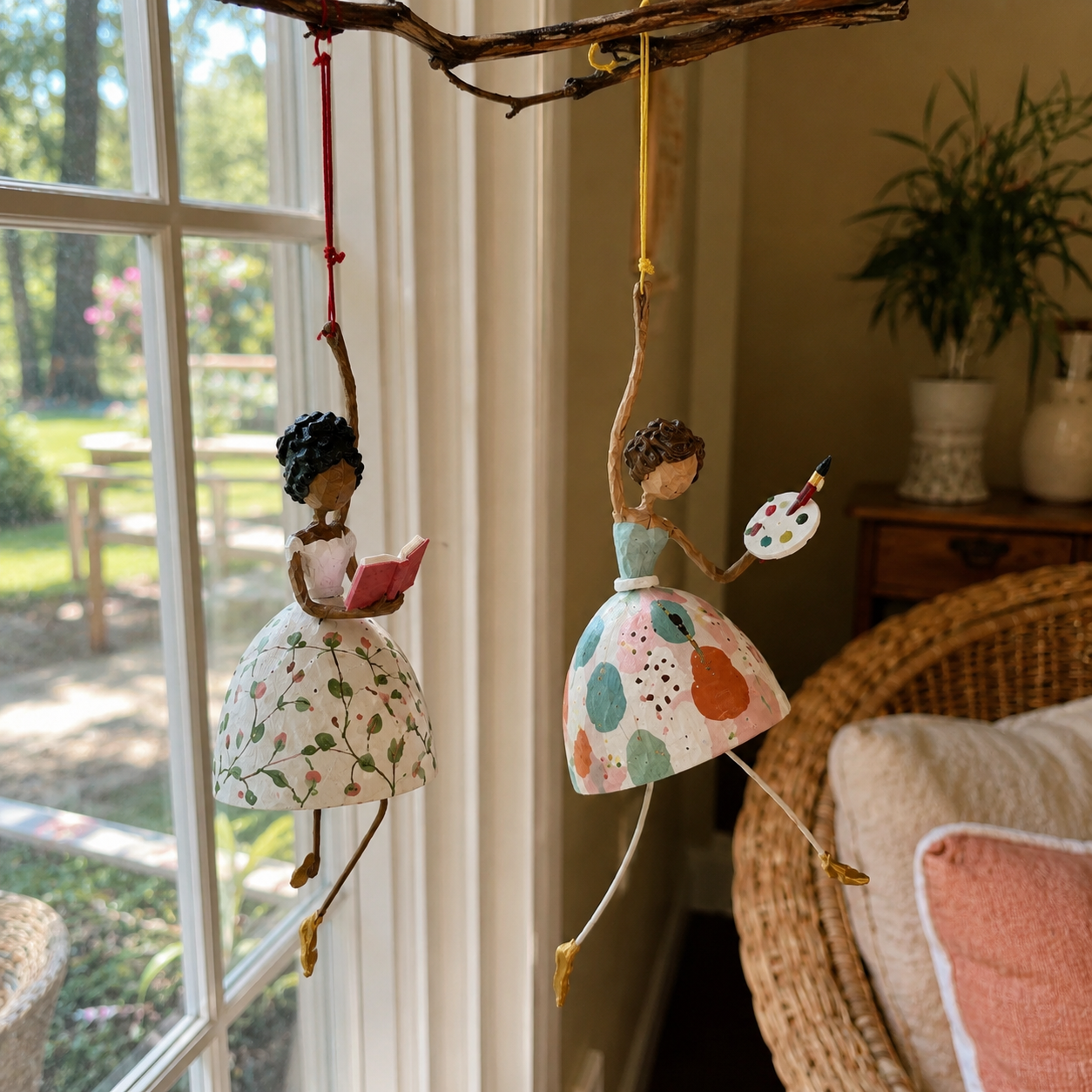 🌈Whimsical Dancing Lady Hanging Ornament