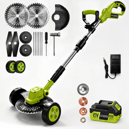 🌎Ends Today: 70% OFF!🔥⚡ 3-in-1 Cordless Grass Trimmer with 2 Batteries