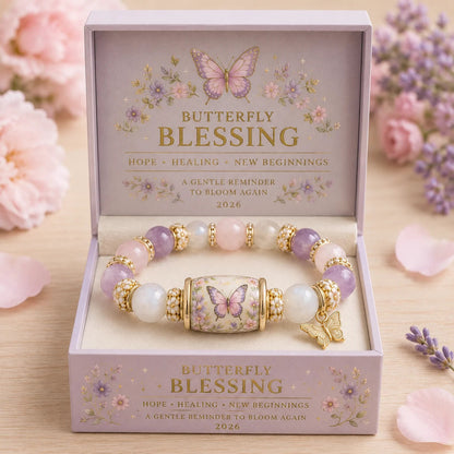 ✈️Last Day 50% OFF✨🦋Butterfly Blessing Bracelet  | 2026 Limited Edition Bracelet - Only 8 Left