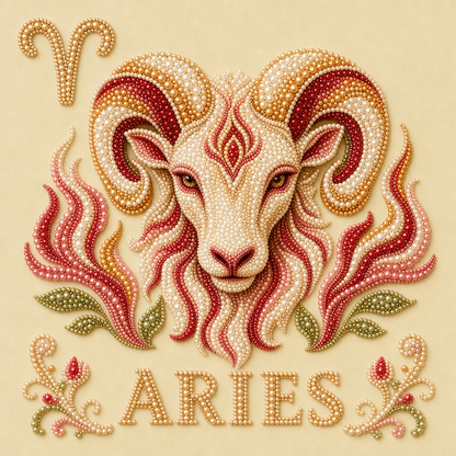 ✨ Pick Your Sign & Create It – Zodiac Pearl Painting DIY Kit | 12 Unique Designs