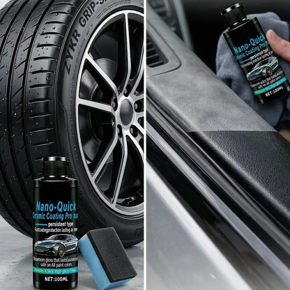 🌎Ends Today: 70% OFF!🔥🚘 Nano Ceramic Car Paint Coating – Quick Gloss & Shine Care