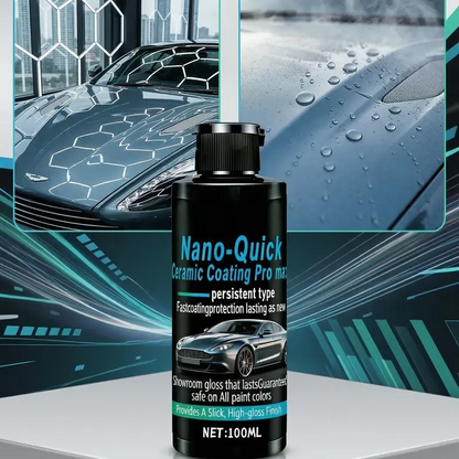 🌎Ends Today: 70% OFF!🔥🚘 Nano Ceramic Car Paint Coating – Quick Gloss & Shine Care