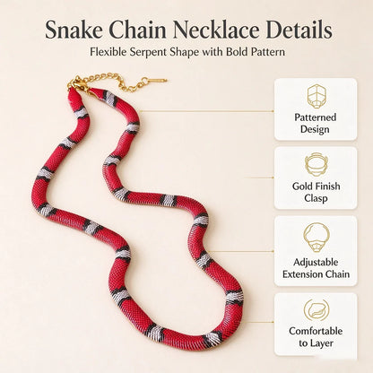 🔥 Last Day 52% OFF🐍Serpent Statement Necklace – A Symbol of Mystery & Power