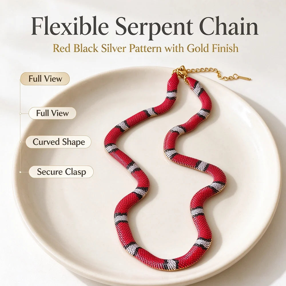 🔥 Last Day 52% OFF🐍Serpent Statement Necklace – A Symbol of Mystery & Power