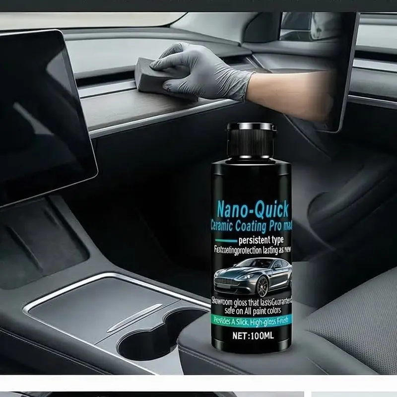 🌎Ends Today: 70% OFF!🔥🚘 Nano Ceramic Car Paint Coating – Quick Gloss & Shine Care