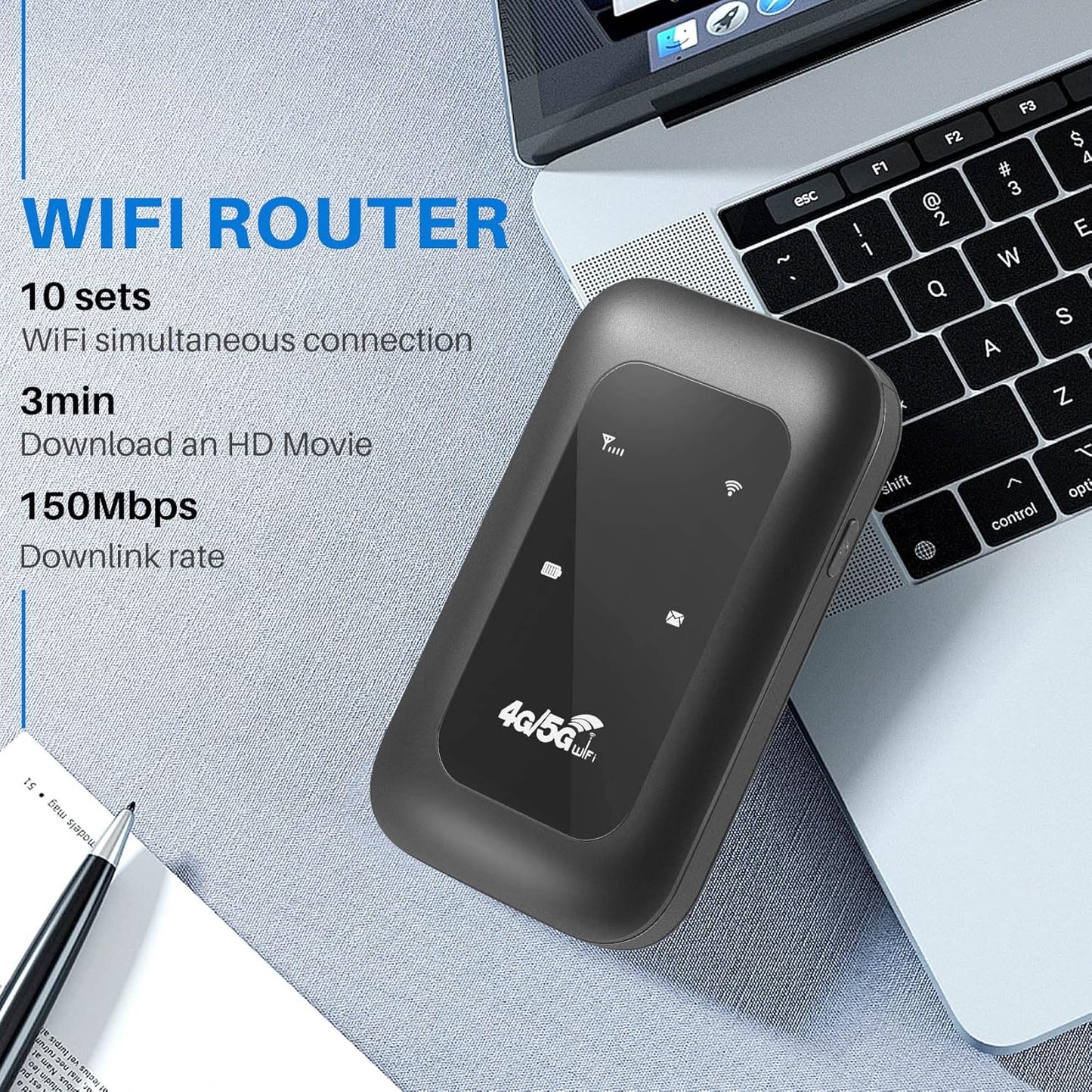 🛜No Setup. No Hassle. Just Connect📶 Pocket WiFi – Ready in Seconds 🔥