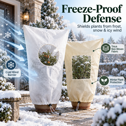 🌿Winter Plant Frost Cover with Zipper & Observation Window