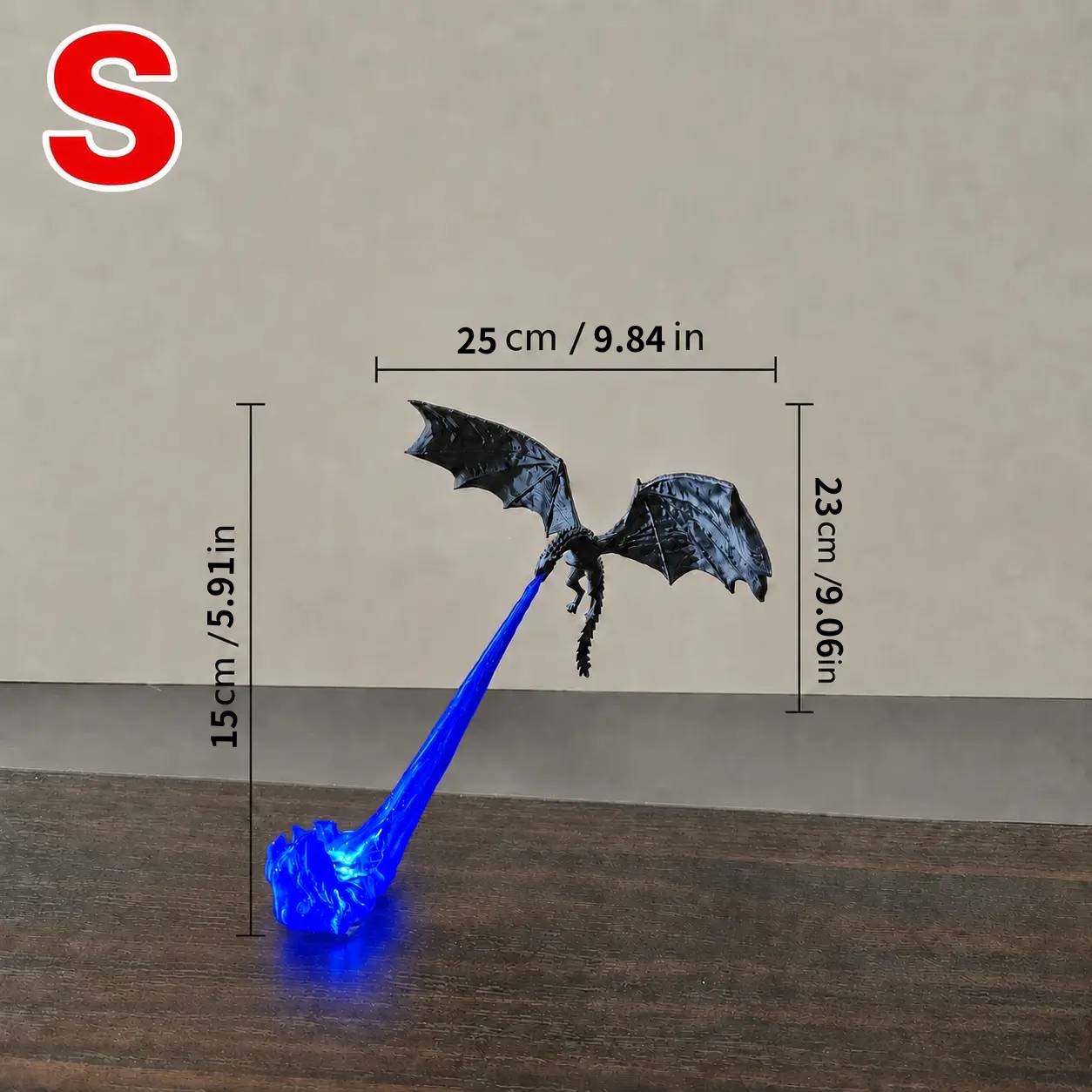 🌎Ends Today: 70% OFF!🔥 HOT SALE 🐉| 3D Fire-Breathing Dragon LED Display – Fantasy Bookshelf Decor with Glowing Flame