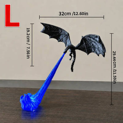 🌎Ends Today: 70% OFF!🔥 HOT SALE 🐉| 3D Fire-Breathing Dragon LED Display – Fantasy Bookshelf Decor with Glowing Flame