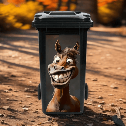 🌎Ends Today: 70% OFF!🔥Creative Trash Can Sticker with Colourful Cartoon✨