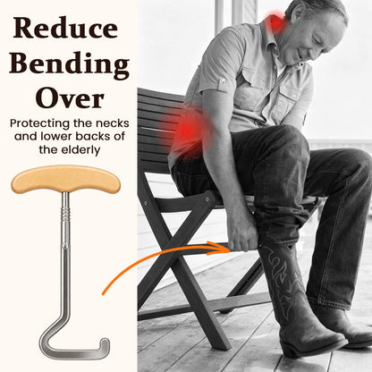 ✈️Last Day 50% OFF👞 Horse-Shaped Shoe Horn Hook for Easy Wear
