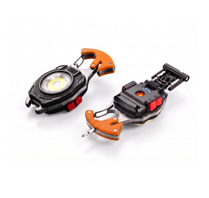 🔥 50% OFF | 8-in-1 Rechargeable Keychain Flashlight Multi-Tool 🔦