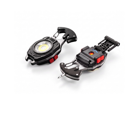 🔥 50% OFF | 8-in-1 Rechargeable Keychain Flashlight Multi-Tool 🔦
