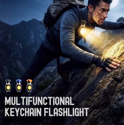 🔥 50% OFF | 8-in-1 Rechargeable Keychain Flashlight Multi-Tool 🔦