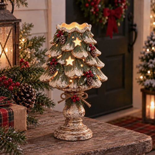 🎄 Christmas Heirloom Glow Candle Holder Collection
