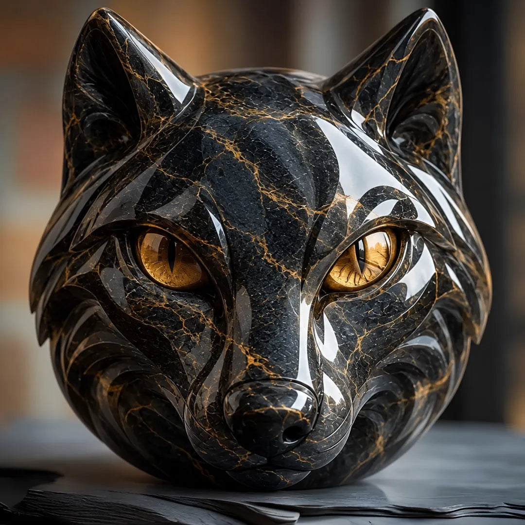 🔥Luxury Guardian Animal Stone Sculpture- ✨Elegant Home Décor & Gift-Ready Art Piece