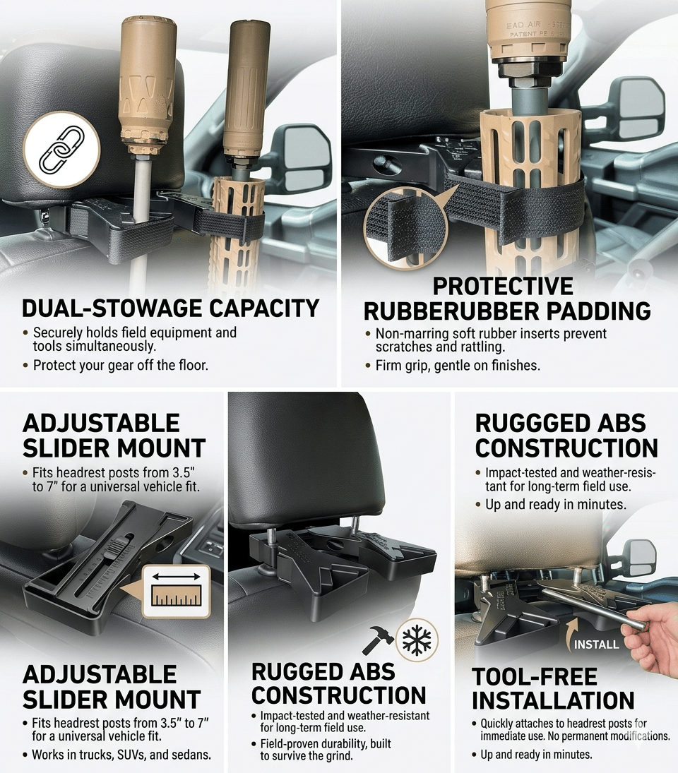 🚗The Ultimate Universal Seat Back supporting structure Rack