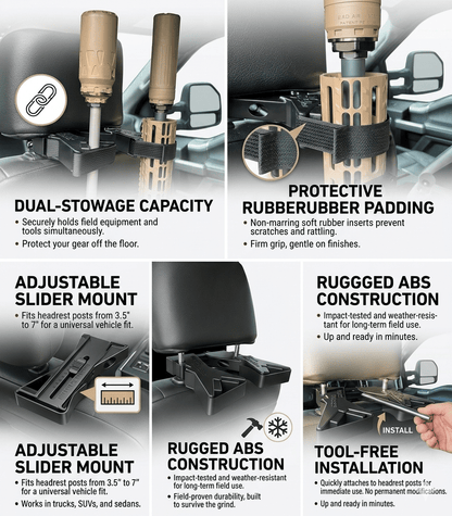 🚗The Ultimate Universal Seat Back supporting structure Rack