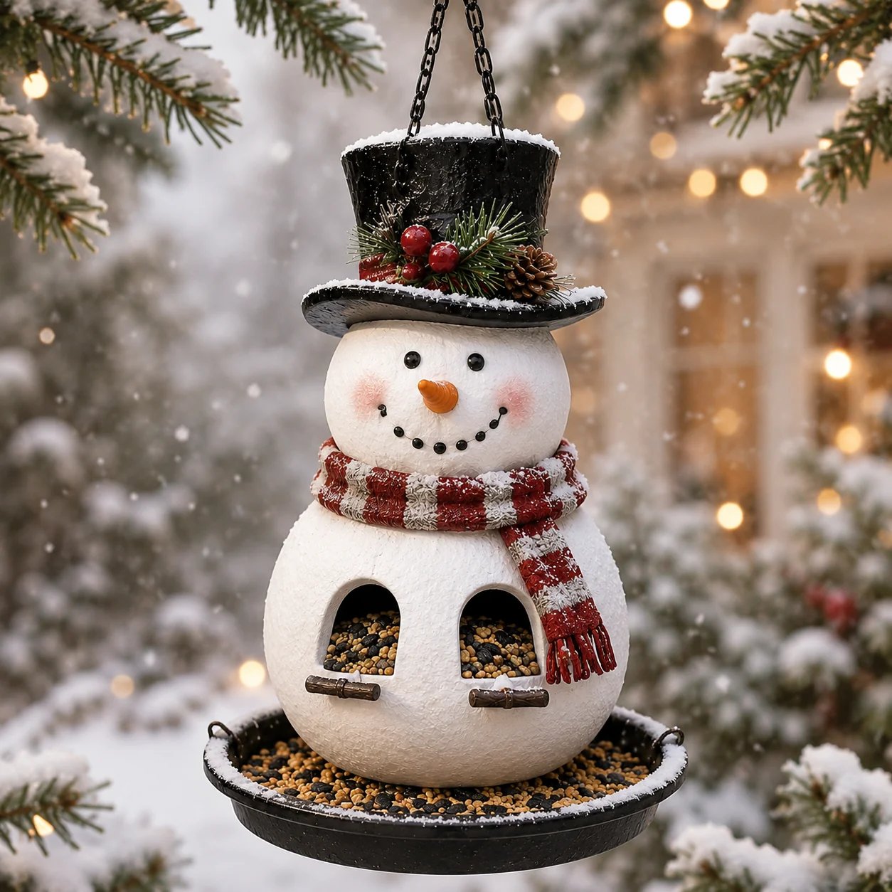 🔥Best Seller 🔥🐦Christmas Themed Bird Feeder Set | Decorative Hanging Backyard Feeders