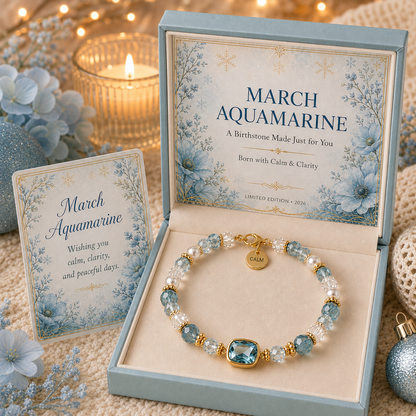 ✈️Last Day 50% OFF✨ 🎅 2026 Christmas Gift 50% Off--💎 Birthstone Meaning Bracelet | Limited Edition 2026