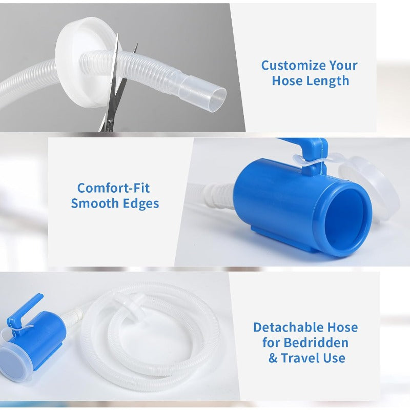 🚨Portable Urinal Bottle,With funnel (Unisex)suitable for various emergency situations