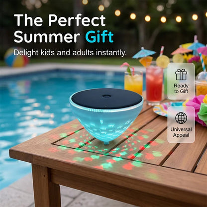 🌊Dreaming Pool🐟43% OFF Now✨Solar Floating Pool Light with Magical Fish Projection 💡