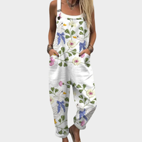 White with flowers