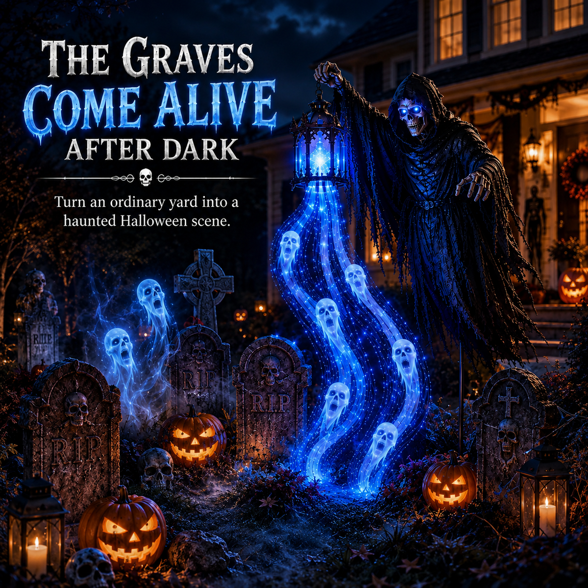 🔥 Today Only: 57% OFF 🎁Animated Halloween Garden Light collection