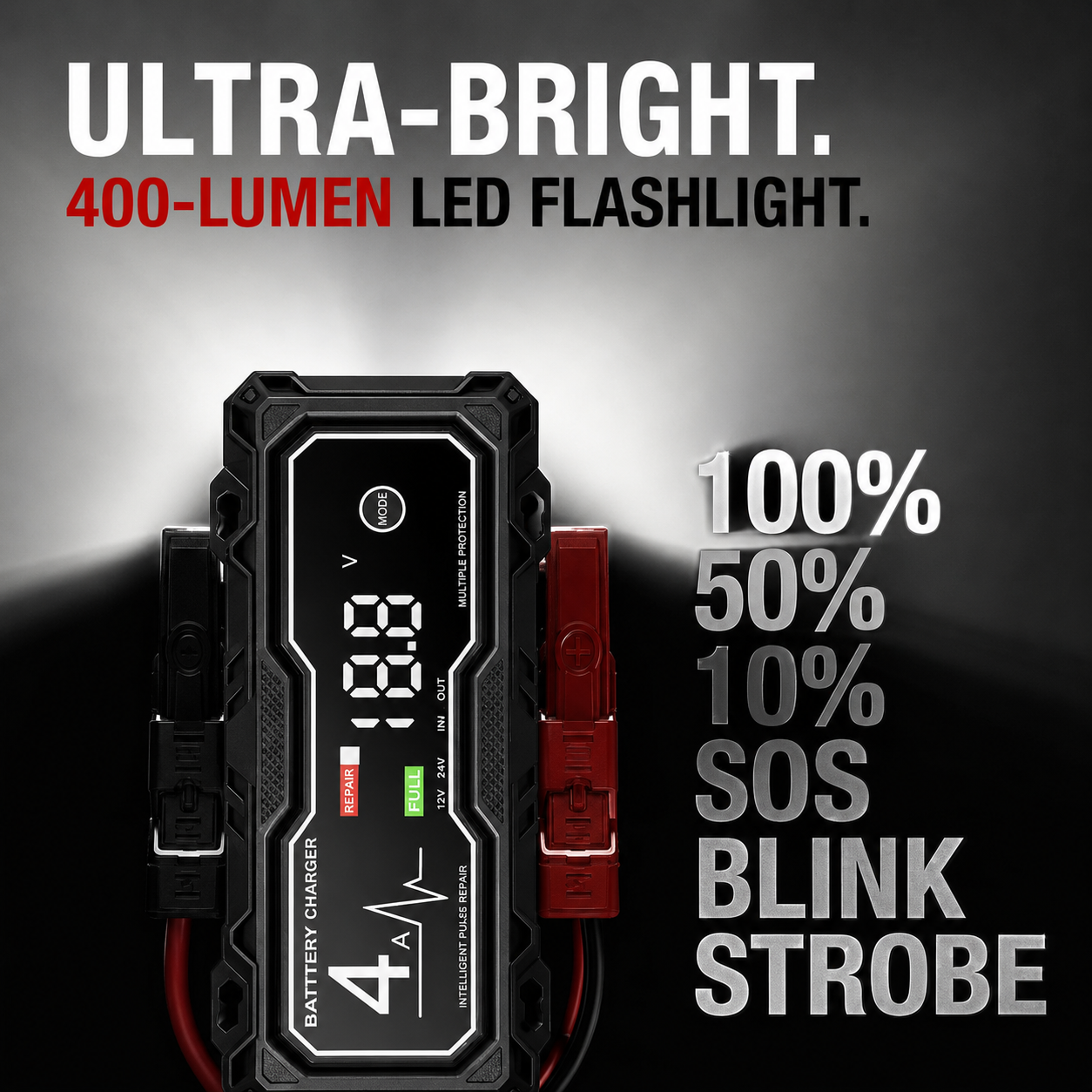🔥🔥Power When You Need It Most—Starts Up to 10.0L Gas & 8.0L Diesel Engines⚡