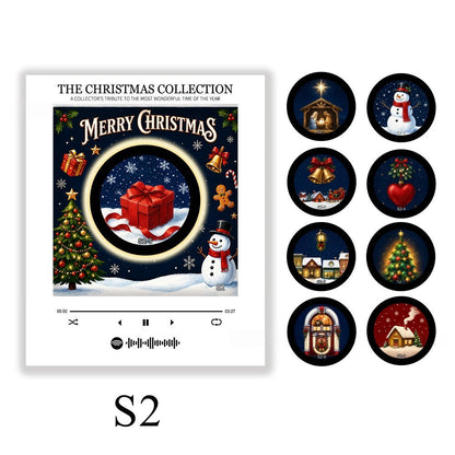 🏅Best Seller🎅 Interactive Christmas Music Fridge Magnet: Plays 9 Classic Songs for Festive Kitchen Decor! 🎵✨