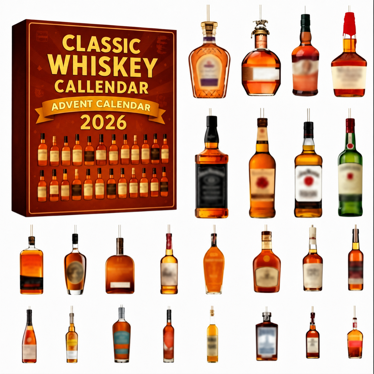 🎁Today Only: 66% OFF🔥 2026 Whiskey Advent Calendar