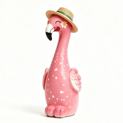 🏅🦩Cute Flamingo Decorative Vase 🌸 5 Styles Resin Figurine Vase Tabletop Centerpiece Indoor Home Shelf Decor Gift