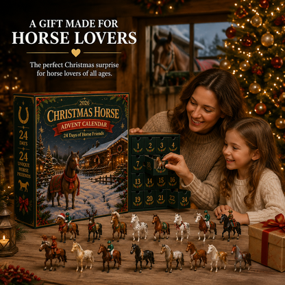 🏅Best Seller🐴 Christmas Horse Advent Calendar--24 Days of Horse Friends & Holiday Memories 🎄