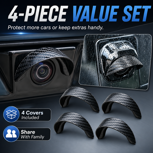 🏅🌧️Four-piece car camera rain cover set