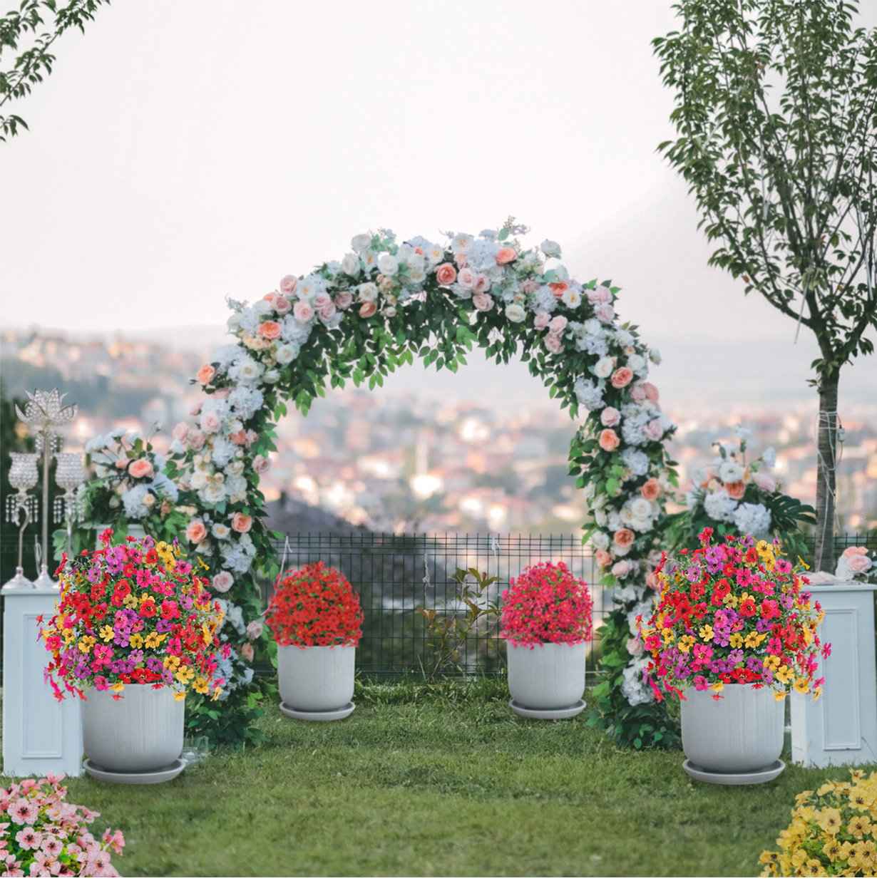 Last Day Promotion! 🔥Outdoor/Indoor UV Resistant & Waterproof Artificial Flower Decor ✅