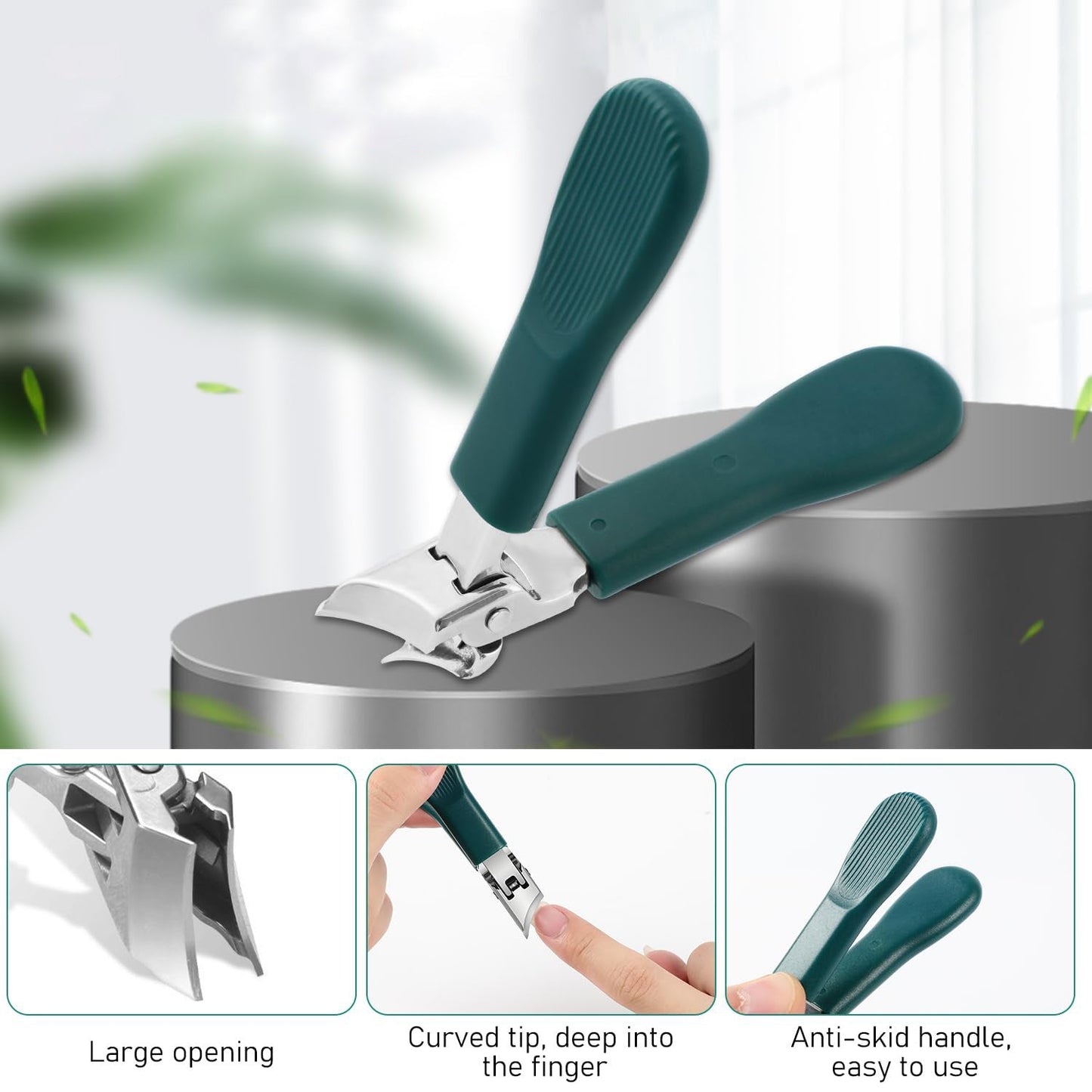 Premium 3-Piece Eagle Beak Nail Clipper Set