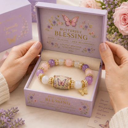 ✈️Last Day 50% OFF✨🦋Butterfly Blessing Bracelet  | 2026 Limited Edition Bracelet - Only 8 Left