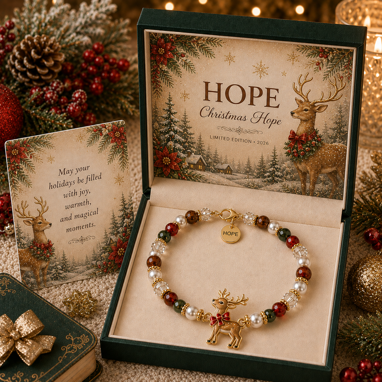 ✈️Last Day 50% OFF✨🎅Christmas Early Discount 49% Off🎄 Christmas Blessings Bracelet | Limited Edition 2026