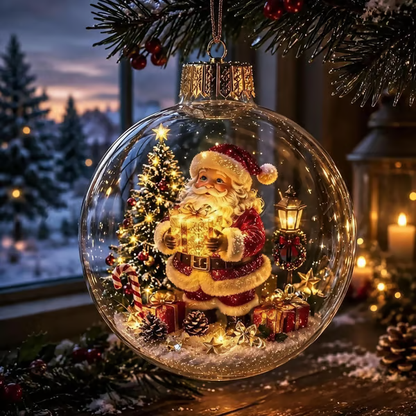 🌎Ends Today: 70% OFF!🔥🎄Glowing Christmas Diorama Ornament