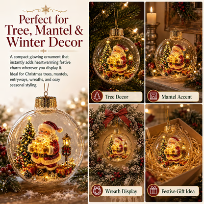 🌎Ends Today: 70% OFF!🔥🎄Glowing Christmas Diorama Ornament