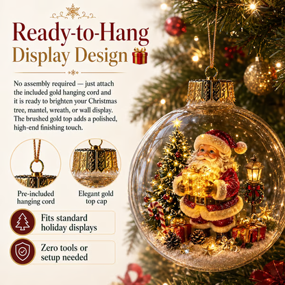 🌎Ends Today: 70% OFF!🔥🎄Glowing Christmas Diorama Ornament