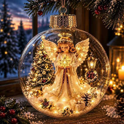 🌎Ends Today: 70% OFF!🔥🎄Glowing Christmas Diorama Ornament