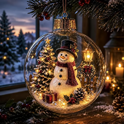 🌎Ends Today: 70% OFF!🔥🎄Glowing Christmas Diorama Ornament
