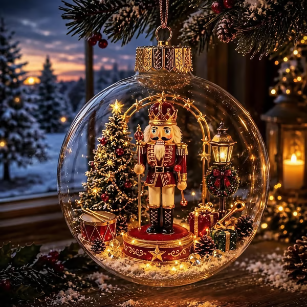 🌎Ends Today: 70% OFF!🔥🎄Glowing Christmas Diorama Ornament