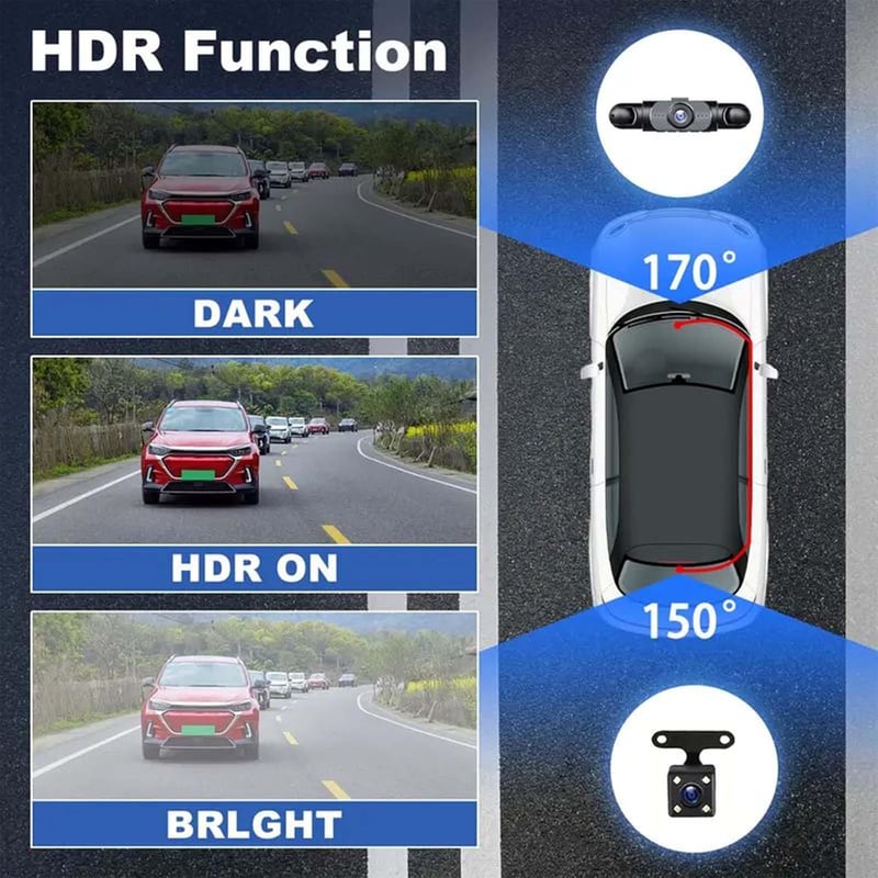 🎁🎁🎁LAST DAY 49% OFF🔥🔥2026 Newest Full View Car Dashcam System